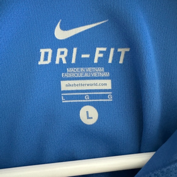 Nike Dri Fit Royal Blue Polo size Large - Picture 4 of 4